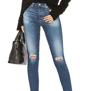 AG the Farrah ripped jeans